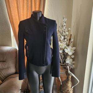 Zara Navy Blue Women's Jacket